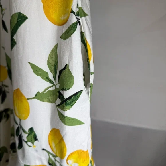 Cynthia Rowley Lemon Print Button-Up Dress.
Size XS - Picture 6 of 9